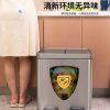 Thùng rác phân loại Thùng rác nhà bếp inox công suất lớn thương mại có chân hoạt động có nắp thùng văn phòng ngoài trời đôi