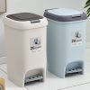Thùng rác Phòng tắm Thùng rác lớn nhà bếp bao gồm phòng khách nhà có bồn cầu chân Thùng rác phòng ngủ nhỏ đẹp giỏ giấy sang trọng
