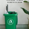 Thùng rác TBTPC không bánh xe có nắp Thùng rác lớn phục vụ ăn uống thương mại vệ sinh môi trường ngoài trời hộp phân loại rác nhà bếp