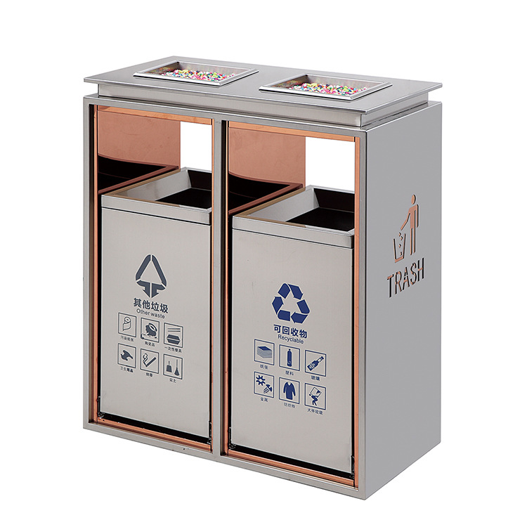 Thùng rác thép không rỉ để ở sảnh khách sạn Thùng rác đựng tàn thuốc lá - Hình 4 Thùng rác thép không rỉ để ở sảnh khách sạn Thùng rác đựng tàn thuốc lá - Hình 4