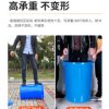 Thùng rác tròn lớn Thùng rác ngoài trời công nghiệp vệ sinh ngoài trời công suất lớn nhà bếp thương mại gia đình thùng đựng đồ bằng nhựa dày có nắp đậy