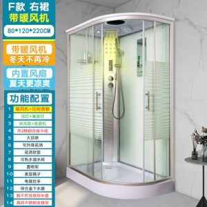 Tích hợp phòng tắm hộ gia đình một mảnh kính cường lực đơn giản phòng tắm vách ngăn phòng tắm phòng tắm phòng tắm xông hơi phòng tắm