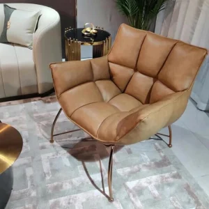 Tối giản Vintage Ghế Phòng Khách Dự Tiệc Chống Bẹp Đầu Thời Trang Phòng Chờ Ghế Phòng Khách Mềm Mại Thoải Mái Tân La Plegable Đồ Nội Thất - Hình 2