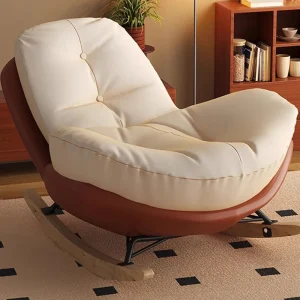 Trắng Bắc Âu Ghế Phòng Khách Phòng Ngủ Sân Lười Đá Ghế Phòng Khách Chống Bẹp Đầu Đơn Meubles De Salon Đồ Nội Thất Gia Đình - Hình 2