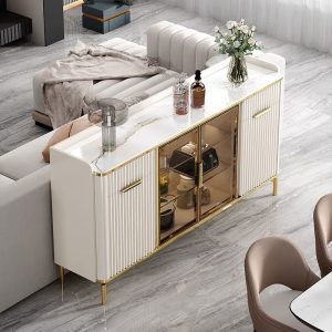 Tủ 2022 Tủ búp phê sang trọng hiện đại Tủ búp phê cao cấp Tủ rượu treo tường Tủ chè Tủ trà - Hình 2