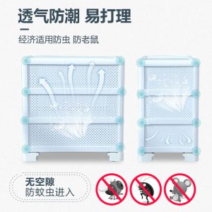 Tủ bếp gia đình mặt bàn lưới thoáng khí nhỏ còn sót lại gạo để đồ Tủ để đồ Tủ búp phê Tủ đơn giản - Hình 4