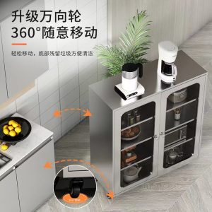 Tủ Bếp Inox 304 Tủ Tủ Tủ Nhà Tủ Bảo Quản Tủ Bảo Quản - Hình 3