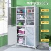 Tủ bếp nhiều ngăn 304 đựng vật dụng Tủ bếp đơn giản Tủ hợp kim nhôm