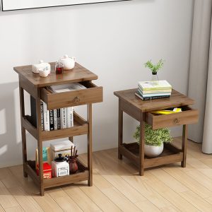 Tủ búp phê đơn giản gỗ nguyên khối tủ bếp tủ thay đồ phòng khách tủ chè nhà hàng để đồ đơn giản thay đồ tre - Hình 2