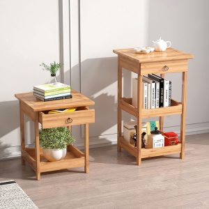Tủ búp phê đơn giản gỗ nguyên khối tủ bếp tủ thay đồ phòng khách tủ chè nhà hàng để đồ đơn giản thay đồ tre