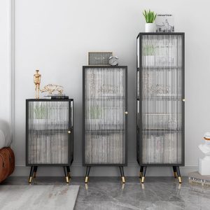 Tủ búp phê hiện đại tối giản kiểu Bắc Âu đẹp sang trọng kệ tủ bếp nhiều tầng thay đồ tại nhà tủ đựng đồ - Hình 3