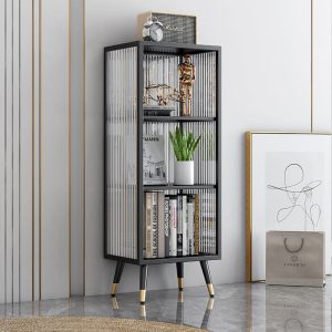 Tủ búp phê hiện đại tối giản kiểu Bắc Âu đẹp sang trọng kệ tủ bếp nhiều tầng thay đồ tại nhà tủ đựng đồ - Hình 4