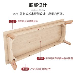 Tủ búp phê hiện đại tối giản tủ để đồ treo tường phòng khách tủ phụ tủ rượu gia đình tủ chè tủ bếp tủ bếp - Hình 4