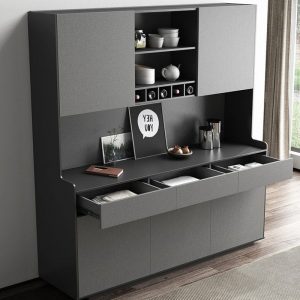 Tủ búp phê hộ gia đình tủ ăn tủ bếp thay đồ Bắc Âu phòng khách tủ chè tủ rượu thay đồ - Hình 3