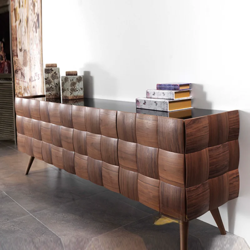 Tủ búp phê Italy, Tủ đựng đồ phòng khách, Tủ hiên phong cách retro phong cách Châu Âu, Tủ cao, Tủ búp phê màu óc chó - Hình 4 Tủ búp phê Italy, Tủ đựng đồ phòng khách, Tủ hiên phong cách retro phong cách Châu Âu, Tủ cao, Tủ búp phê màu óc chó - Hình 4