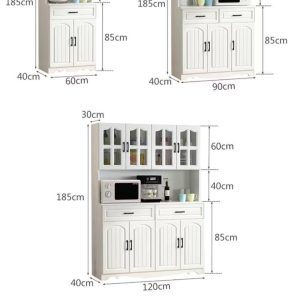 Tủ búp phê phong cách châu Âu tối giản hiện đại tủ bếp thay đồ phòng khách tủ nhà hàng tủ chè tủ rượu đa năng - Hình 3