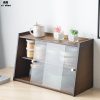 Tủ búp phê phong cách Nhật Bản thay đồ tủ bếp để bàn tủ nhỏ tủ trẻ em cửa duy nhất để đồ cốc