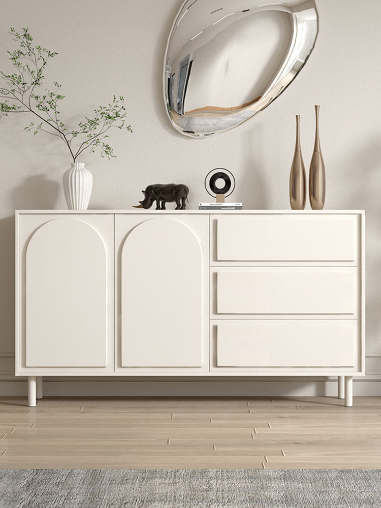 Tủ búp phê phong cách Pháp tối giản hiện đại phong cách kem phòng khách tủ để đồ tủ nhà bếp kệ tủ chè - Hình 2 Tủ búp phê phong cách Pháp tối giản hiện đại phong cách kem phòng khách tủ để đồ tủ nhà bếp kệ tủ chè - Hình 2