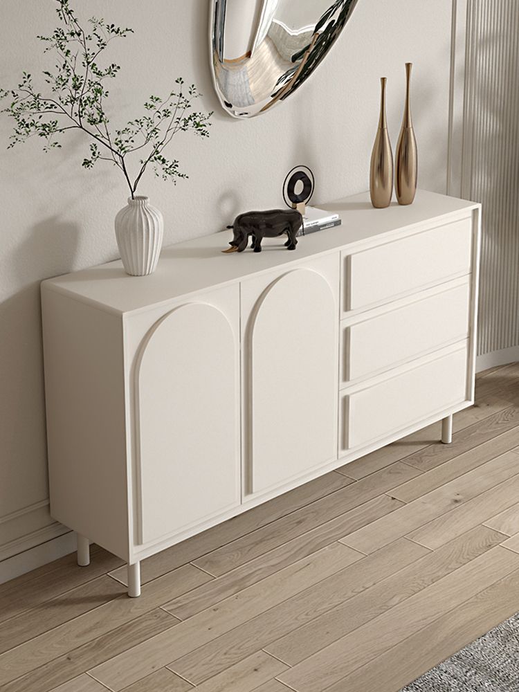 Tủ búp phê phong cách Pháp tối giản hiện đại phong cách kem phòng khách tủ để đồ tủ nhà bếp kệ tủ chè - Hình 3 Tủ búp phê phong cách Pháp tối giản hiện đại phong cách kem phòng khách tủ để đồ tủ nhà bếp kệ tủ chè - Hình 3