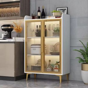 Tủ búp phê tối giản hiện đại phòng khách sát tường tủ rượu tủ chè gia đình tủ đựng đồ nhà bếp tủ đựng đồ tủ đựng đồ - Hình 3