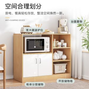 Tủ búp phê tối giản hiện đại tủ để đồ phòng khách dựa vào tường tủ nhà tủ bếp đơn giản thay đồ tủ chè - Hình 3