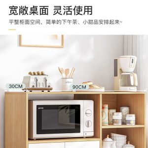 Tủ búp phê tối giản hiện đại tủ để đồ phòng khách dựa vào tường tủ nhà tủ bếp đơn giản thay đồ tủ chè - Hình 4
