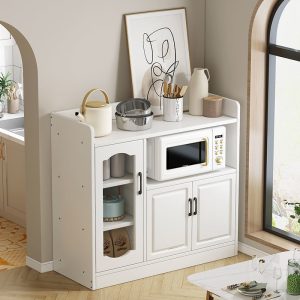 Tủ búp phê tủ bếp gia đình tủ đựng đồ treo tường phòng khách tủ chè tủ rượu tủ đựng đồ - Hình 3