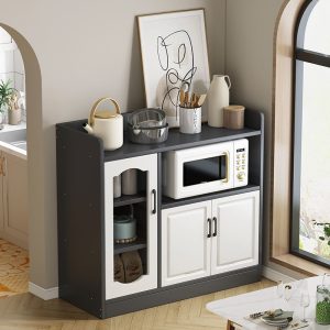 Tủ búp phê tủ bếp gia đình tủ đựng đồ treo tường phòng khách tủ chè tủ rượu tủ đựng đồ - Hình 4