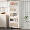 Tủ Changhong kính đơn giản Tủ phòng khách Tủ để đồ Tủ bếp nhà Tủ giá Tủ rượu