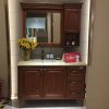 Tủ chậu Lavabo Phòng tắm phòng tắm tủ gỗ sồi từ sàn đến trần nhà chậu rửa phòng tắm chậu rửa gỗ đặc