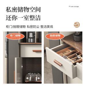 Tủ chè tủ búp phê tủ bếp tủ treo tường phòng khách tủ đựng đồ hộ gia đình tủ đơn giản thay đồ - Hình 4