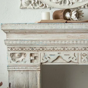 Tủ Curio Gỗ Sắp Xếp Trắng Phòng Khách Tủ Bảo Quản Cao Cấp Giọng Vitrine Salon Meuble Nội Thất Gia Đình - Hình 3