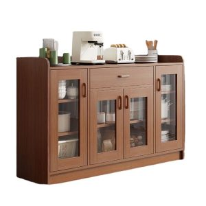 Tủ Đa chức năng Tủ búp phê Tủ nhà bếp để đồ Tủ để đồ Tủ treo tường phòng khách để đồ Tủ trà Tủ - Hình 4