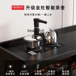 Tủ Đa Năng Đá Tủ Tự Động Cho Ăn Dưới Xô Tủ Rượu Kính Tủ Đựng Đồ Tường Phòng Khách - Hình 3