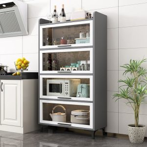 Tủ để đồ lật tủ búp phê phòng khách tối giản hiện đại dựa vào tường tủ thay đồ nhà thay đồ nhẹ tủ rượu sang trọng