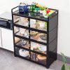 Tủ để đồ nhà bếp giá cao từ sàn đến trần tủ nhiều lớp tủ gia đình có cửa tủ phụ tủ khóa trạm độc lập