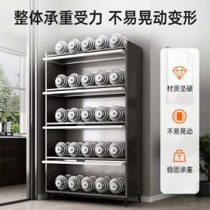 Tủ để đồ tủ bếp tủ đựng đồ nhà bếp tối giản hiện đại phòng khách phòng ăn chống bụi tường tủ rượu - Hình 3