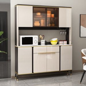 Tủ đẹp sang trọng bảng đá Tủ búp phê phòng khách dựa vào tường hiên Tủ hiện đại Tủ giày Tủ để đồ để đồ Tủ rượu thủy tinh