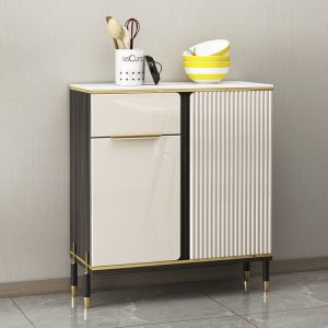Tủ đẹp sang trọng đá phiến hiên Tủ hiện đại Tủ phụ Tủ phụ siêu mỏng phòng khách nhà bếp Tủ để đồ Tủ để đồ - Hình 2