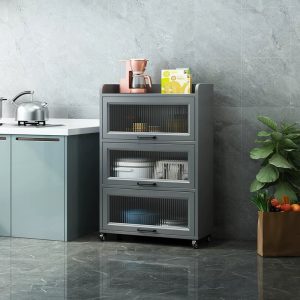 Tủ đẹp sang trọng lật phòng khách Tủ nhà bếp Tủ phụ Tủ để đồ Tủ hiện đại dựa vào tường