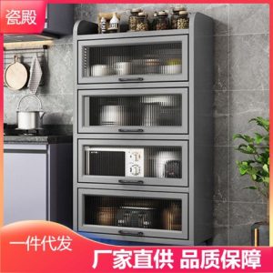 Tủ đẹp sang trọng lật phòng khách Tủ nhà bếp Tủ phụ Tủ để đồ Tủ hiện đại dựa vào tường - Hình 4