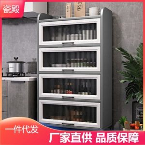 Tủ đẹp sang trọng lật phòng khách Tủ nhà bếp Tủ phụ Tủ để đồ Tủ hiện đại dựa vào tường - Hình 5