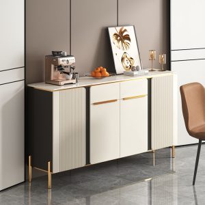 Tủ đẹp sang trọng phiến đá Tủ khóa phòng khách hiện đại một bên tường Tủ khóa Tủ để đồ hẹp - Hình 2