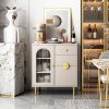 Tủ đẹp sang trọng phiến Tủ búp phê phong cách châu Âu căn hộ nhỏ hiện đại phòng khách Tủ trà nhà bếp để đồ để đồ Tủ khóa