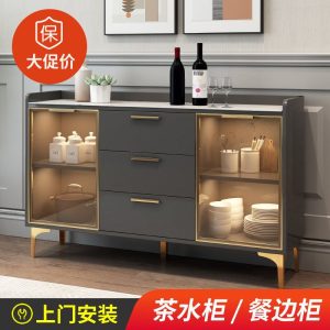 Tủ đẹp sang trọng Tủ búp phê Tủ rượu Tủ búp phê hiện đại Tủ bếp để đồ Tủ lò vi sóng Tủ - Hình 2