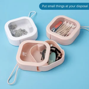 Tủ đồ 1 Máy Tính Đẩy Để Mở Du Lịch Mini Di Động Trang Sức Chỉ Nha Khoa Thuốc Viên Thuốc Hộp Bảo Quản Dây Điện Thoại Thuốc Kẹp Giấy ốp Lưng