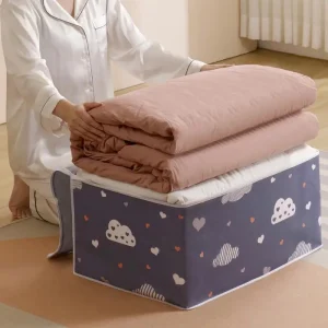 Tủ đồ 105L Chống Ẩm Quần Áo Túi Bảo Quản Dung Tích Lớn Chăn Phân Loại Túi Chống Bụi Tủ Quần Áo Dưới Giường Bảo Quản - Hình 2