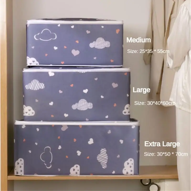 Tủ đồ 105L Chống Ẩm Quần Áo Túi Bảo Quản Dung Tích Lớn Chăn Phân Loại Túi Chống Bụi Tủ Quần Áo Dưới Giường Bảo Quản - Hình 4 Tủ đồ 105L Chống Ẩm Quần Áo Túi Bảo Quản Dung Tích Lớn Chăn Phân Loại Túi Chống Bụi Tủ Quần Áo Dưới Giường Bảo Quản - Hình 4