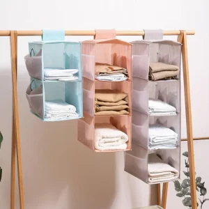 Tủ đồ 2/3/4 Lớp Tủ Quần Áo Xả Kho Có Thể Gập Lại Có Thể Giặt Áo Ngực Đồ Lót Giá Đựng Quần Áo Treo Túi Ngăn Kéo Tủ Quần Áo - Hình 2