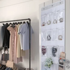 Tủ đồ 24 Túi Giày Gác Treo Ban Tổ Chức Tiết Kiệm Không Gian Treo Trên Cánh Cửa Phía Sau Tủ Quần Áo Đồ Túi Móc Treo - Hình 3